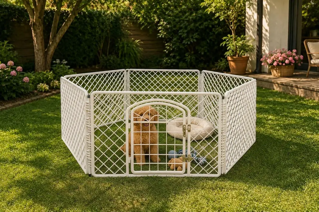 Setaş Plastik Evcil Hayvan Çiti - 6 Panel ( 90x60CM )