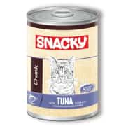 Snacky Chunk Ton Balıklı 400 gr 12'li Yetişkin Konserve Kedi Maması