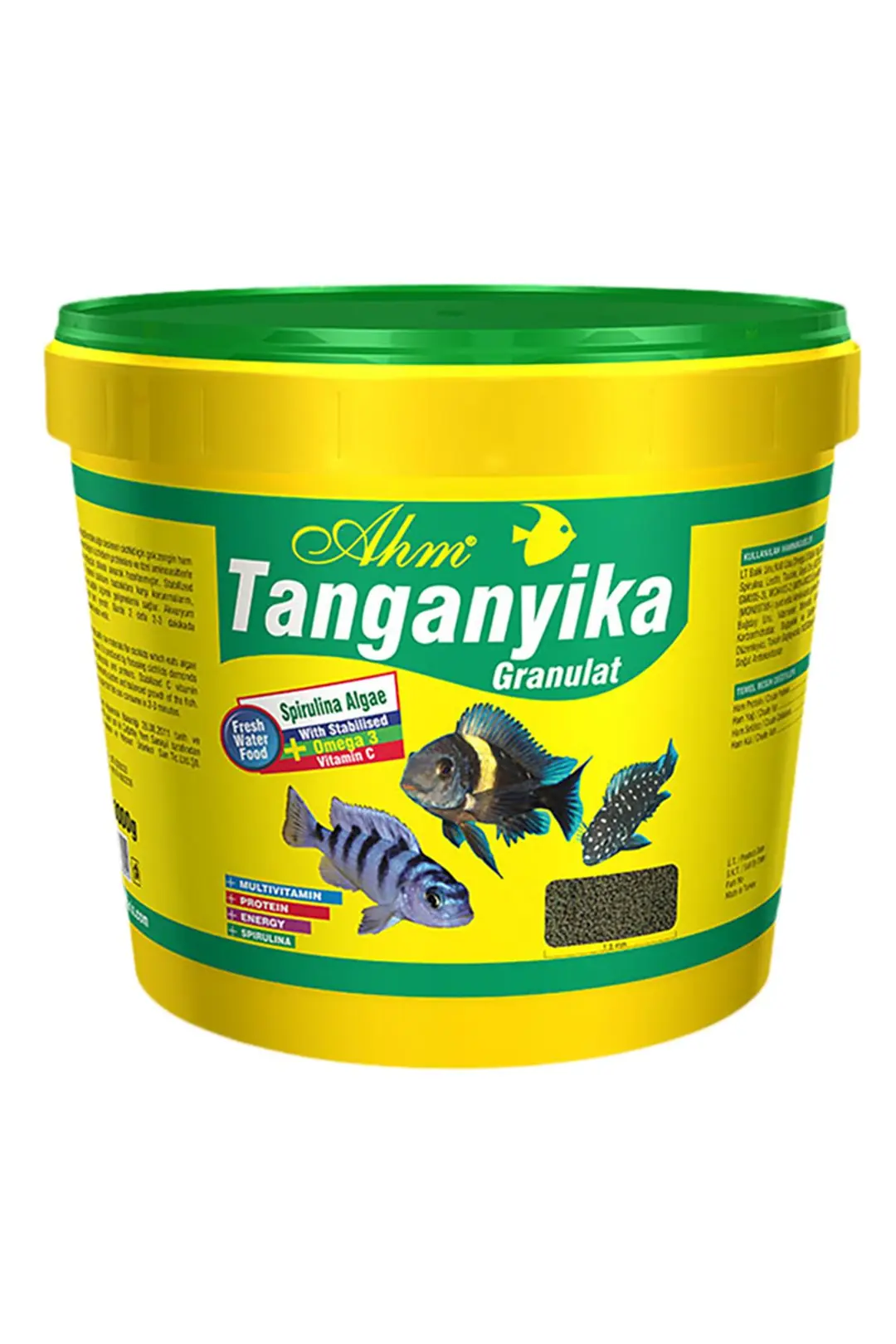 Ürün görseli: Ahm Tanganyika Granulat 3Kg Kova