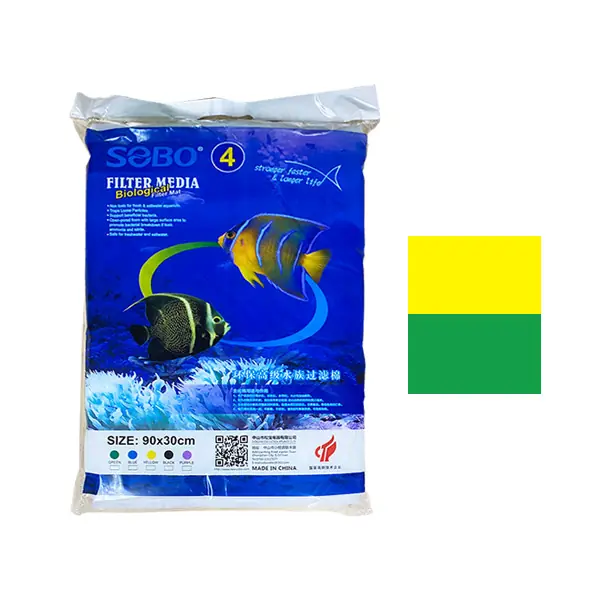 Ürün görseli: Sobo Filtre Süngeri 90x30x2 Sarı Yeşil