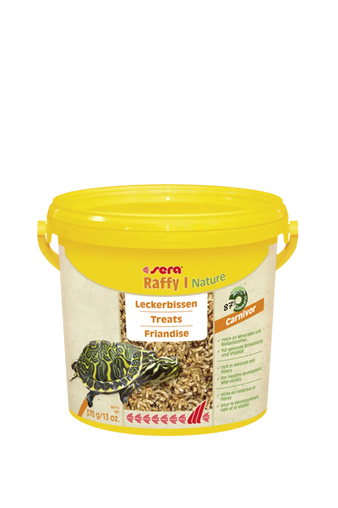 Ürün görseli: Sera Raffy I gammarus 3800 ml 370 gr Kaplumbağa Yemi