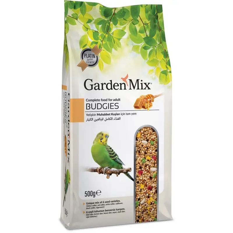 Ürün görseli: Gardenmix Platin Ballı Muhabbet Kuş Yemi 500g