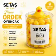 Setaş Pet Toys Mini Ördek Kedi Oyuncağı 25'li