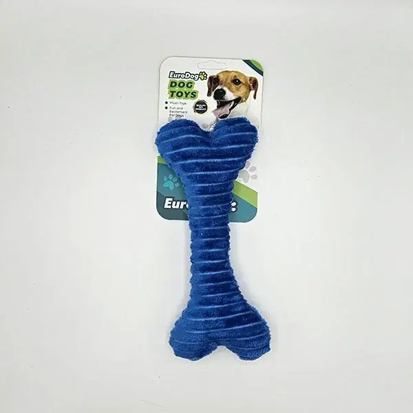 Ürün görseli: Euro Dog Sesli Peluş Kemik Köpek Oyuncağı 24x10 Cm