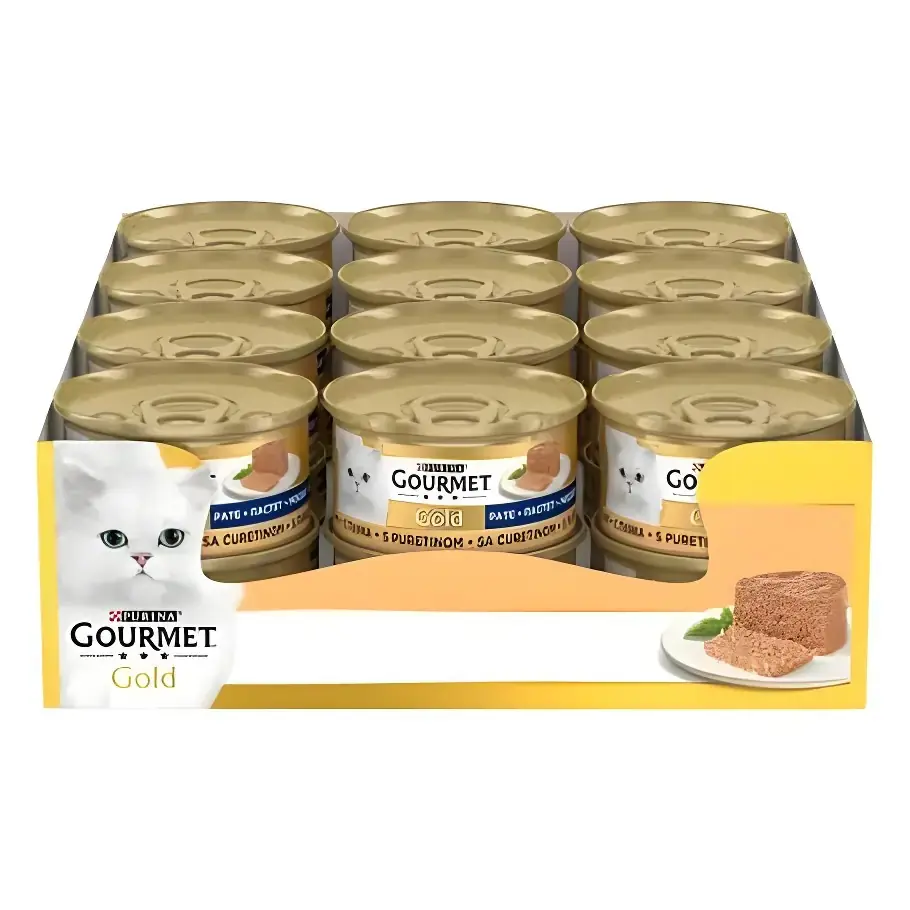 Ürün görseli: Gourmet Kıyılmış Hindili 85 gr 24'lü Yetişkin Konserve Kedi Maması