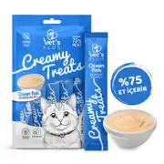 Vet's Plus Okyanus Balıklı Krema Kedi Ödül Maması 14gr (5'li)