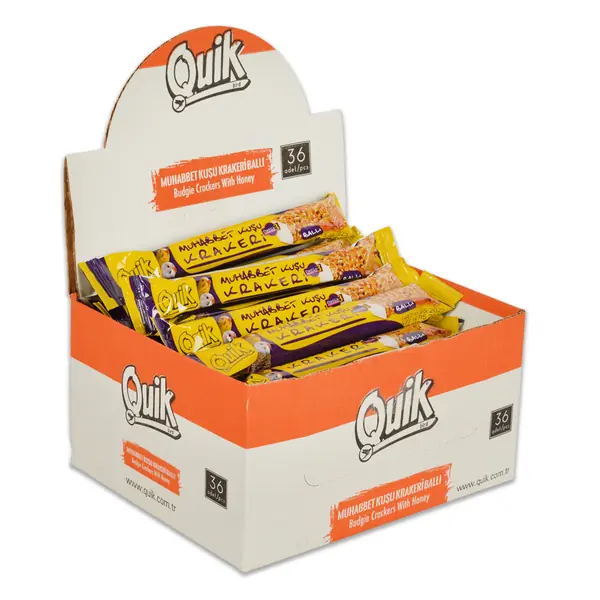 Ürün görseli: Quik Ballı Muhabbet Krakeri 36'lı