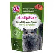Leöpöld Pouch Dana Etli Püre Kedi Konservesi 100 gr