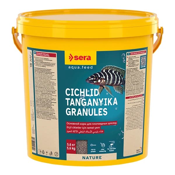 Ürün görseli: Sera Cichlid Tanganyika Granules 10 Lt 5,6 Kg