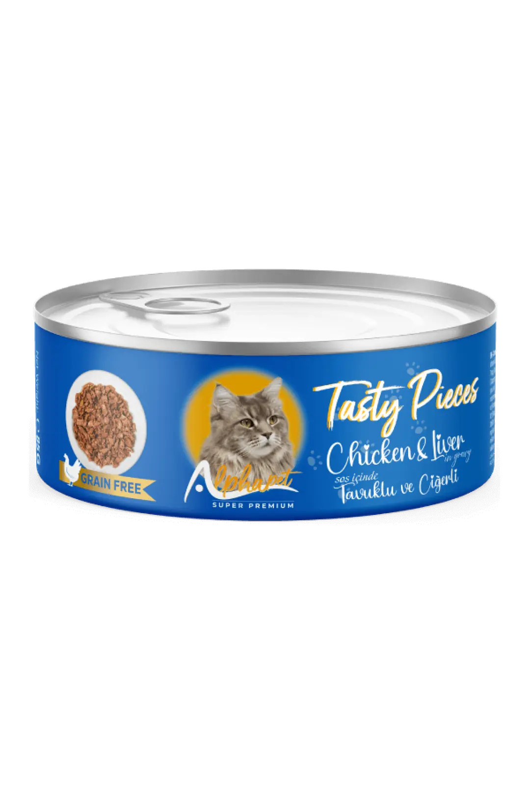 Ürün görseli: Alpha Pet Yetişkin Kedi Soslu Gourmet Tavuklu 100 Gr. 24'lü