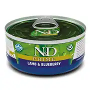 N&D Prime Kuzu Etli ve Yaban Mersinli 70 gr Yetişkin Yaş Kedi Maması