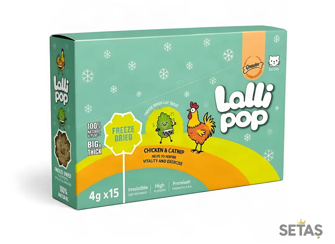 Ürün görseli: Gnawlers Tavuklu ve Catnipli Kedi Lolipop Ödülü 4 gr x 15 Adet