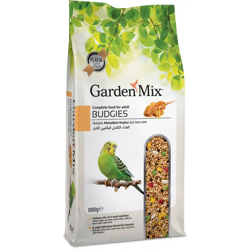 Ürün görseli: Gardenmix Platin Ballı Muhabbet Kuş Yemi 1kg