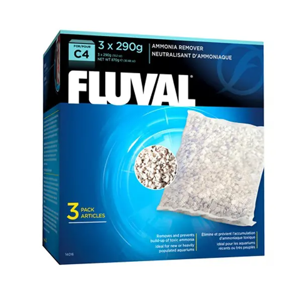 Ürün görseli: Fluval C4 Amonyak Giderici 3x290 Gr