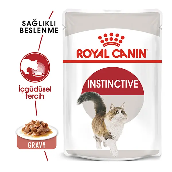 Ürün görseli: Royal Canin Pouch Instinctive Gravy Yetişkin Kedi Konservesi 85gr