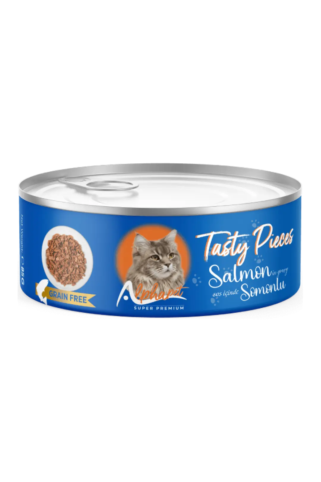 Ürün görseli: Alpha Pet Yetişkin Kedi Soslu Gourmet Somonlu 100 Gr. 24'lü