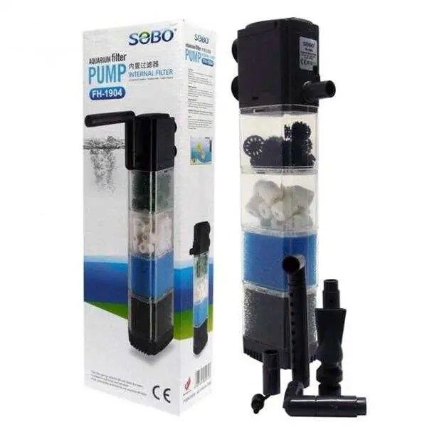 Ürün görseli: Sobo FH-1904 1500 lt/h 19 W Akvaryum İç Filtre