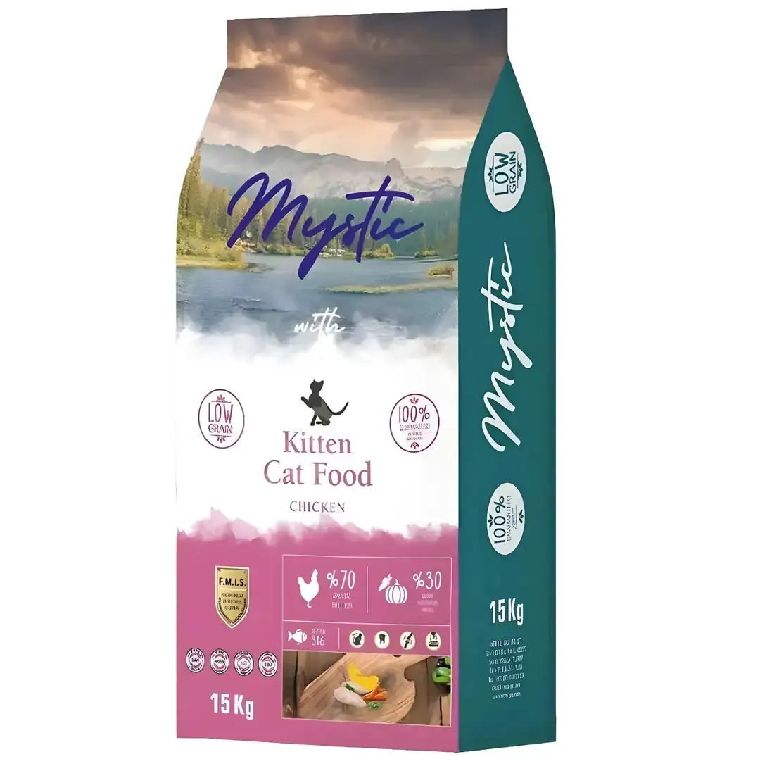 Ürün görseli: Mystic Az Tahıllı Tavuklu 15 kg Yavru Kedi Maması