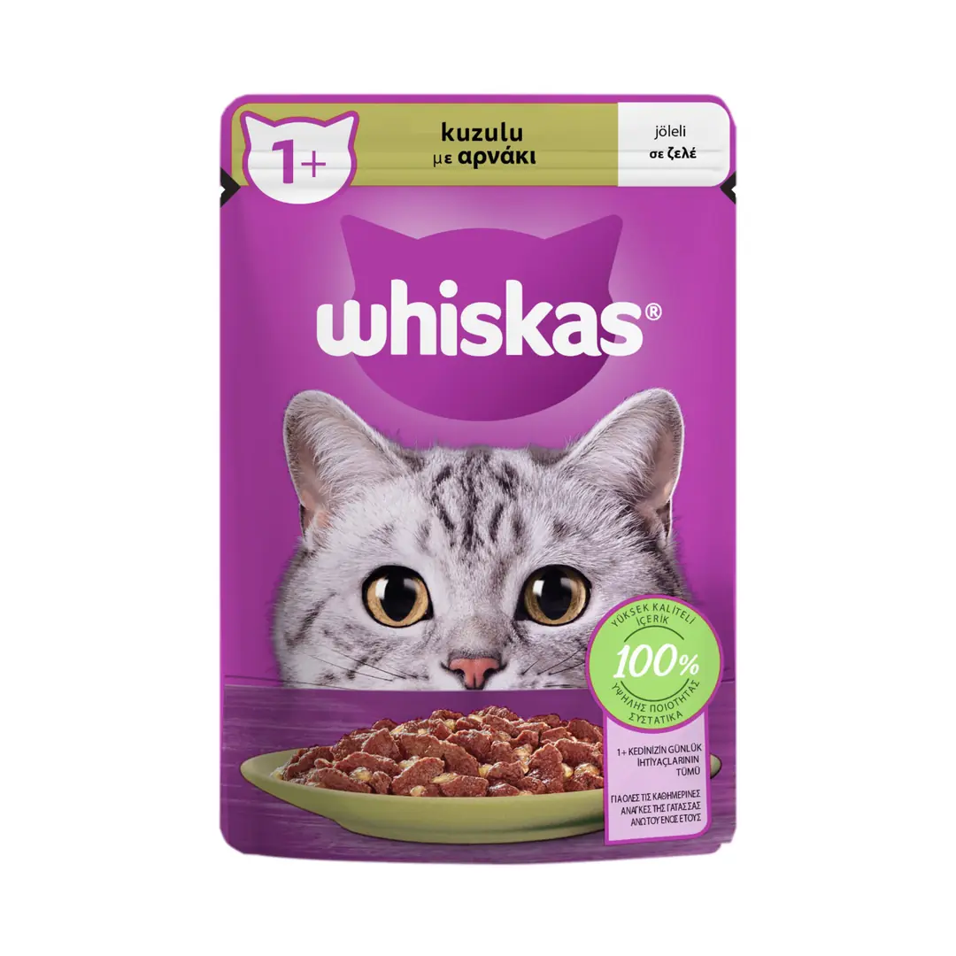 Ürün görseli: Whiskas Kuzulu Poşet Yaş Mama 85 G