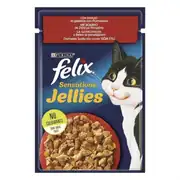 Felix Sığır Etli ve Domatesli 85 gr 26'lı Yetişkin Kedi Yaş Maması