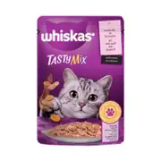 Whiskas Tasty Mix Somonlu ve Havuçlu Yaş Mama 85 G 28'li