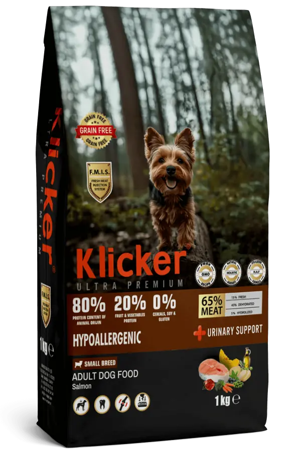 Ürün görseli: Klicker Somonlu Mini ırk Köpek Maması 1 kg