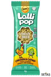 Gnawlers Tavuklu ve Catnipli Kedi Lolipop Ödülü 4 gr