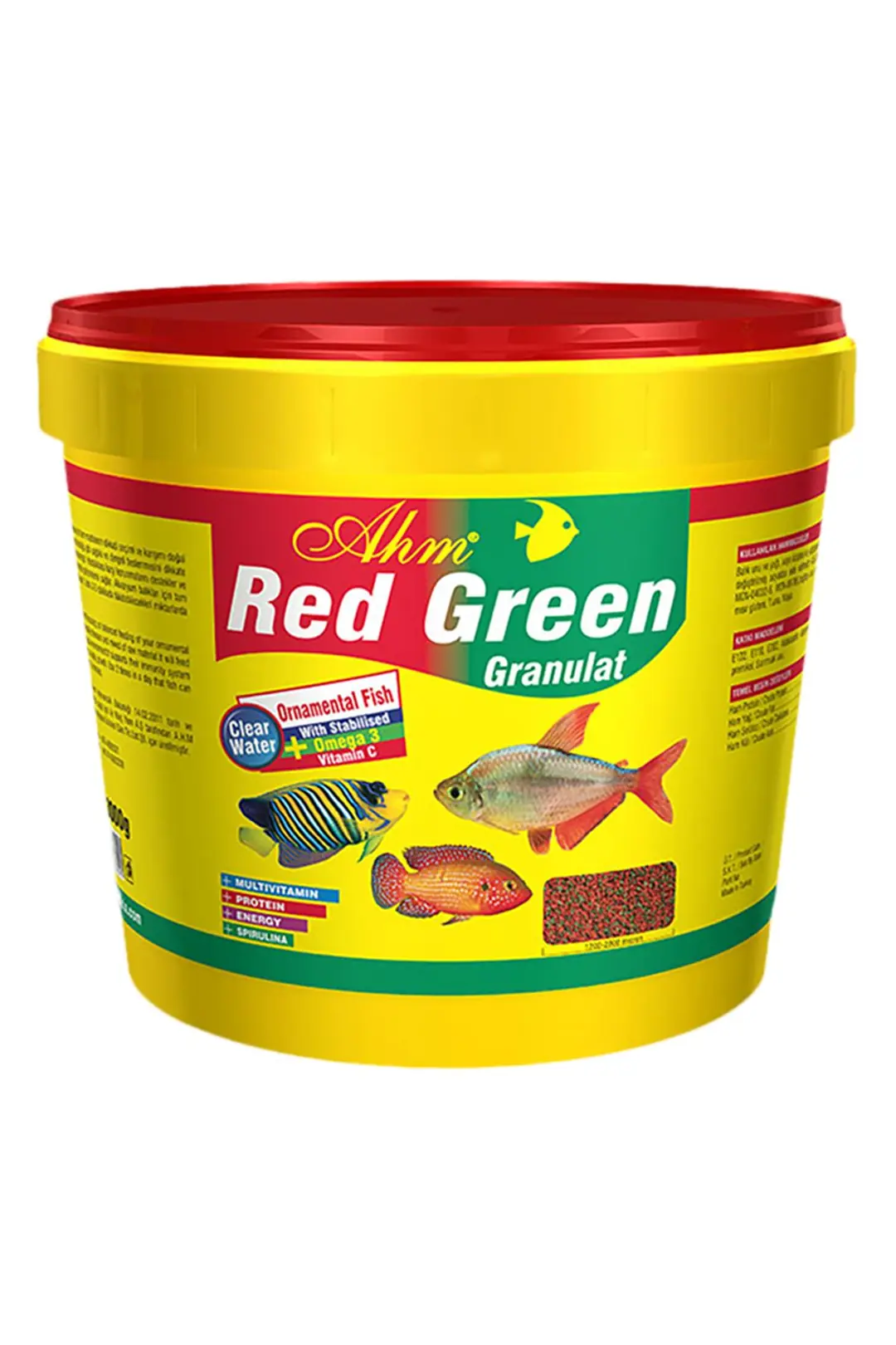 Ürün görseli: Ahm Red Green Granulat 3Kg Kova