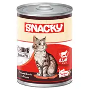 Snacky Chunk Konserve Kuzulu Sterilised Kedi 400 gr