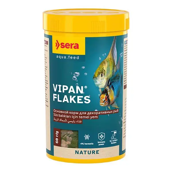 Ürün görseli: Sera Vipan Nature 250 ml Balık Yemi