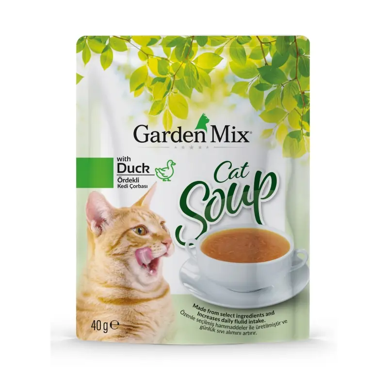 Ürün görseli: Gardenmix Ördekli 40 gr Kedi Çorbası