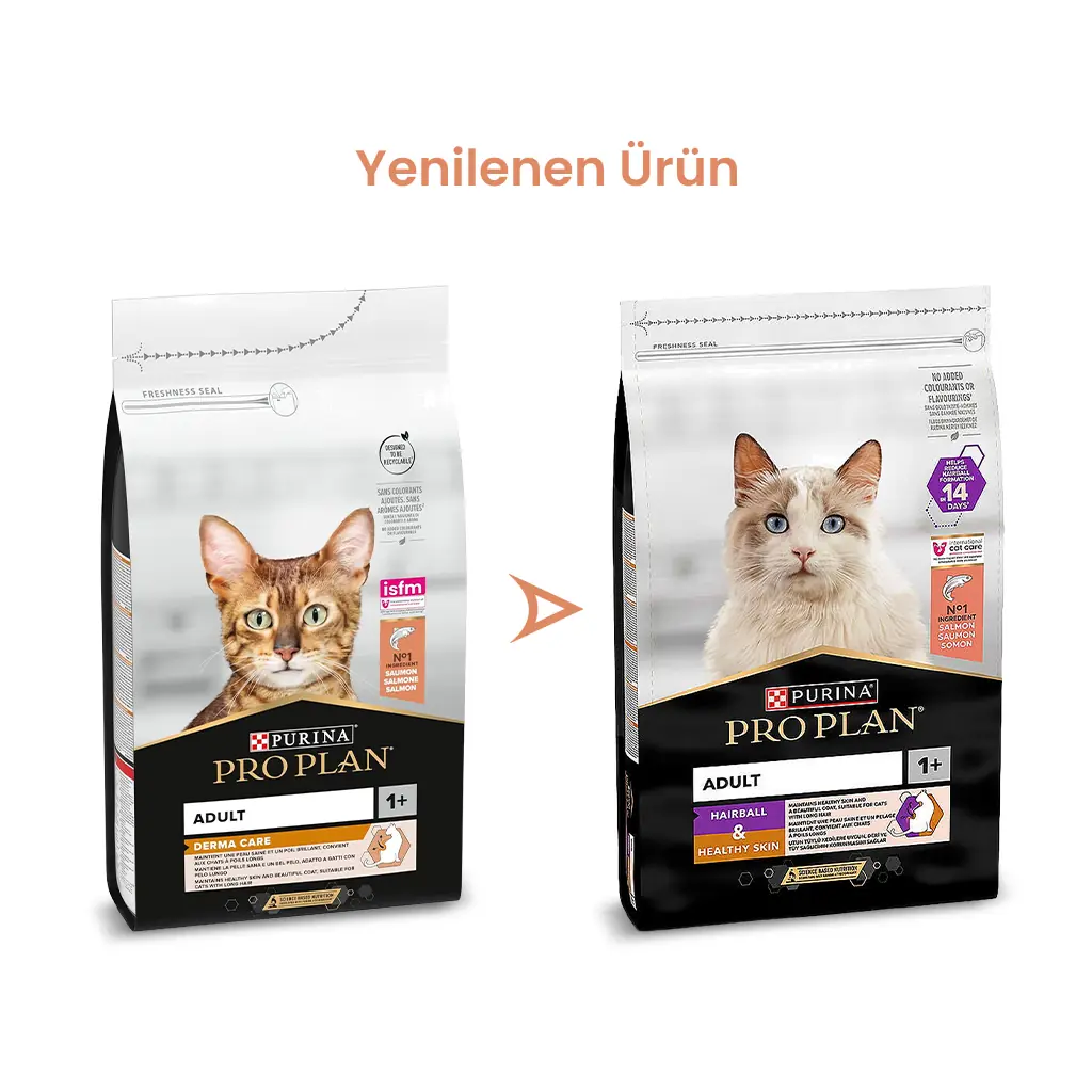 Ürün görseli: Pro Plan Hairball Care Somonlu Kedi Maması 3 kg