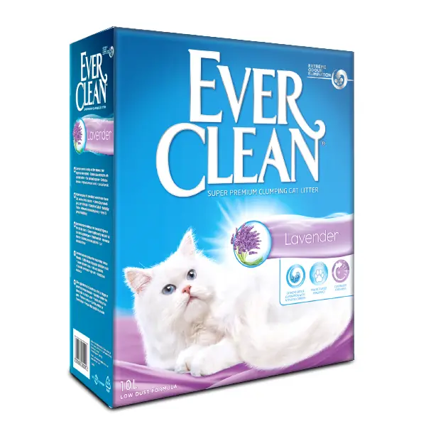 Ürün görseli: Ever Clean Lavender Lavanta Kokulu Kedi Kumu 10lt