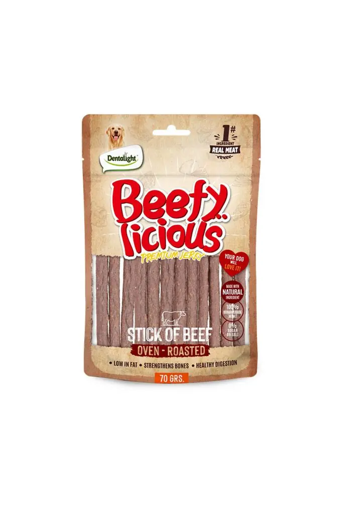 Ürün görseli: DENTALIGHT BEEFY STICK OF BEEF 70G