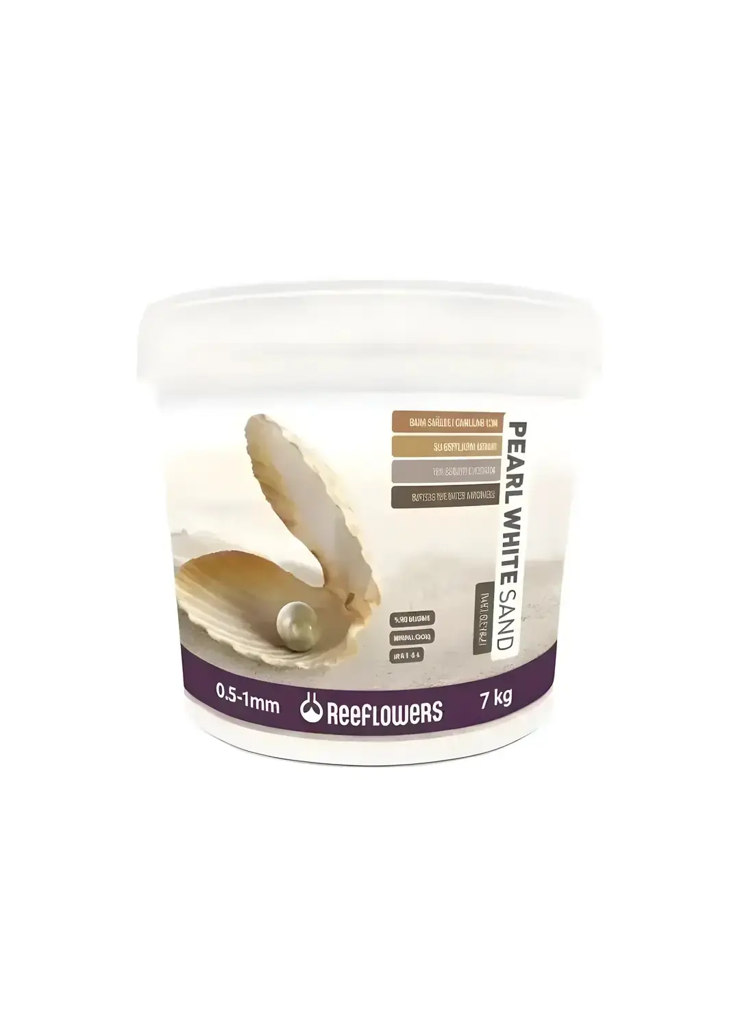 Ürün görseli: Reeflowers Pearl White Sand Akvaryum Kumu (0,5-1 Mm) 7 Kg