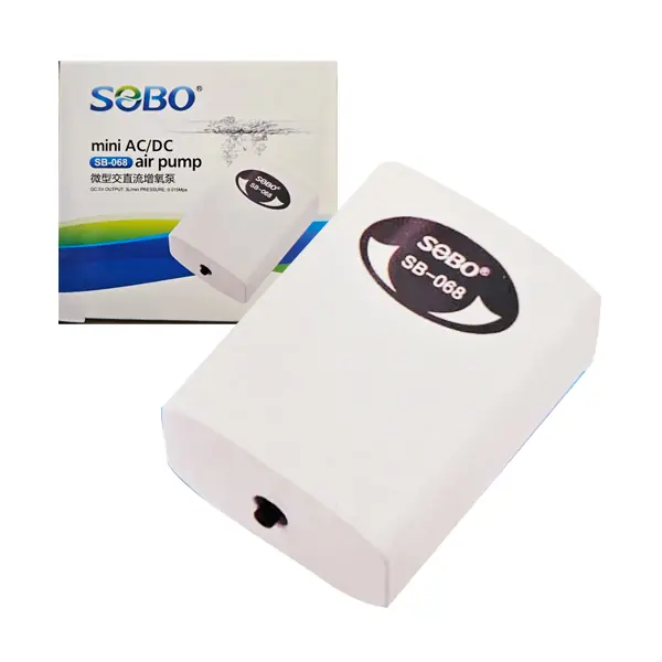 Ürün görseli: Sobo AC/DC Tek Çıkışlı Akvaryum Hava Motoru SB-068