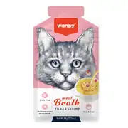 Wanpy Ton Balıklı ve Karidesli Tahılsız Kedi Çorbası 50gr