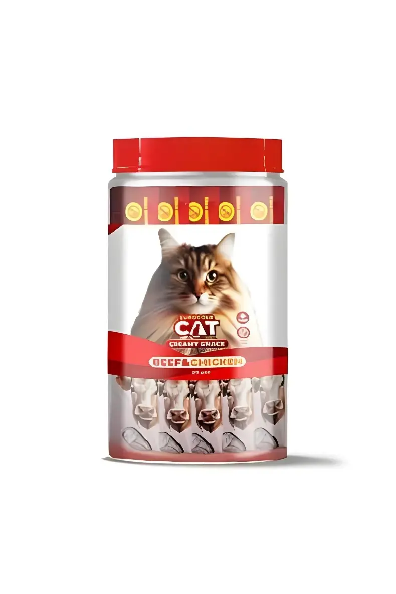 Ürün görseli: EuroGold Cat Dana Etli ve Tavuklu 30x15 gr Sıvı Kedi Ödül Maması