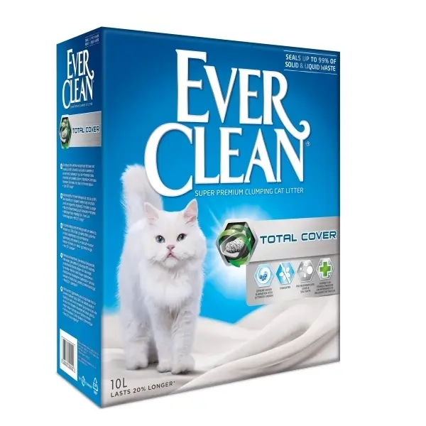 Ürün görseli: Ever Clean Total Cover Koku Önleyici Kedi Kumu 10lt