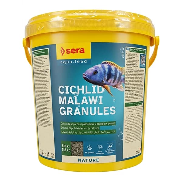 Ürün görseli: Sera Cichlid Malawi Granules 10 Lt 5,8 Kg