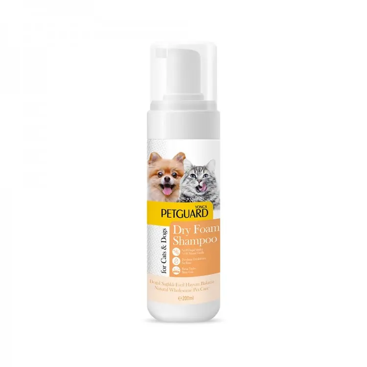 Ürün görseli: Petguard Vanilya Kuru Köpük Şampuan 200 ML